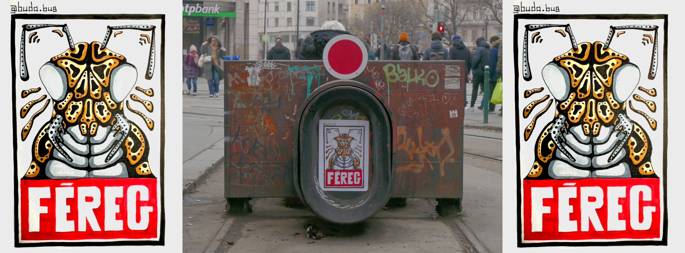 Street art poster - FÉREG