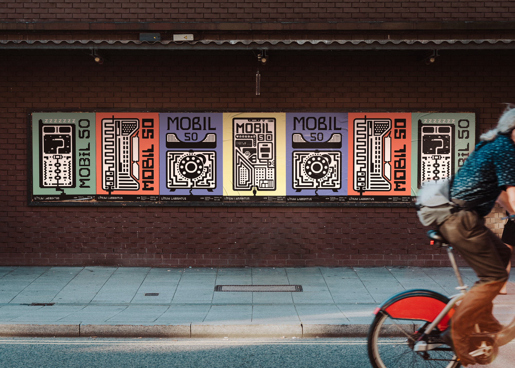 Mobil 50 Exhibition Identity Design